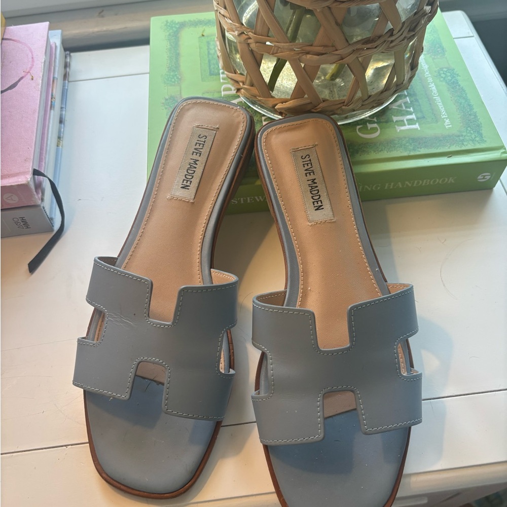 Steve Madden Hadyn Sandal in light blue size 9